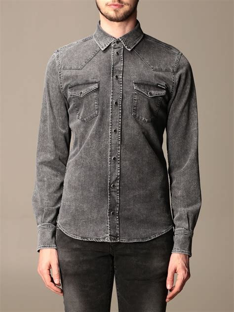 dolce gabbana denim shirt|dolce & gabbana shirt sale.